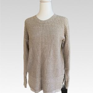 Eight Eight Eight Textured Knit Sweater in Beige size M